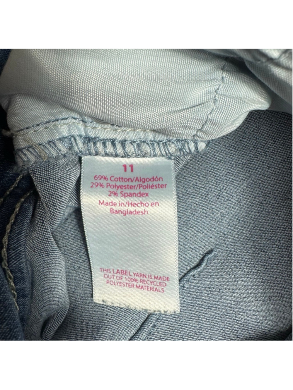 Juniors No Boundaries Jean Shorts Size 11 Blue - Picture 3 of 7